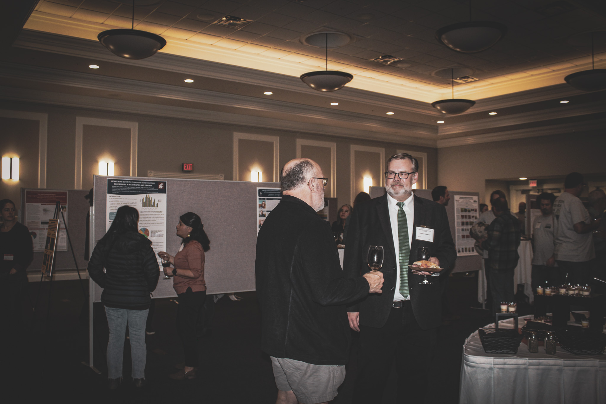 Conference attendees networking at the NCSFR annual conference